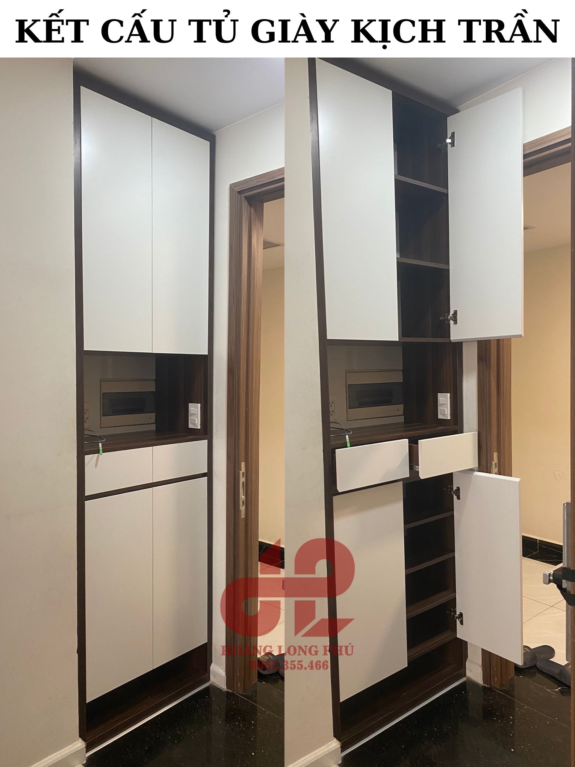 KẾT CẤU TỦ GIÀY KỊCH TRẦN KẾT CẤU TỦ GIÀY KỊCH TRẦN